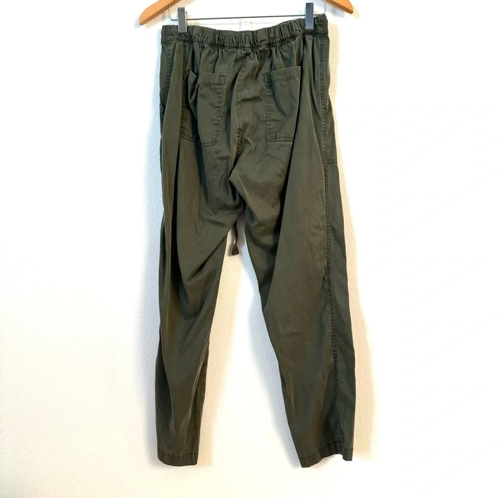 Lou & Grey Cosmic Drawstring Joggers Olive Army Green S - Picture 4 of 14